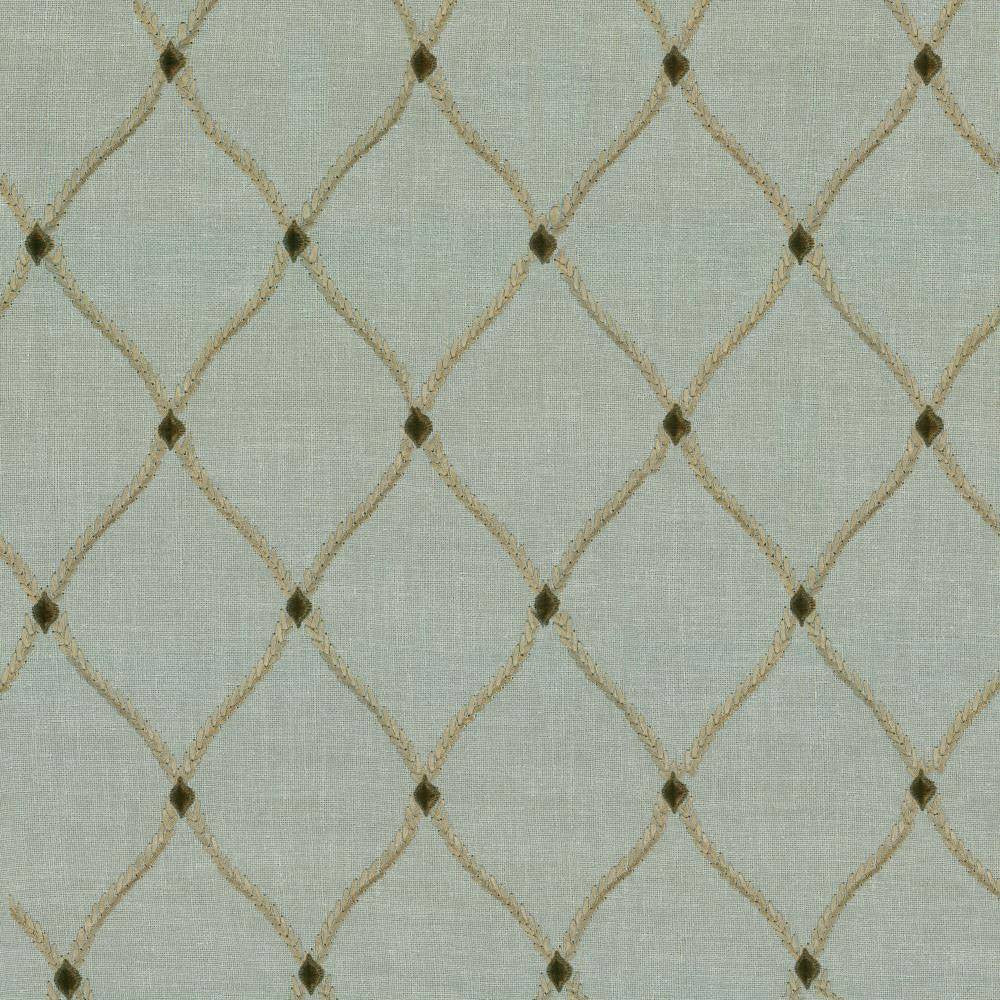 Bluffton Porcelain by Kasmir Fabric 1441 100% Polyester
Embroidery
100% Rayon
 INDIA </p><p>Repeat: Horizontal: 4 2/8 inches and Vertical: 6 1/8 inches 51 - 55 - Fabric Carolina -