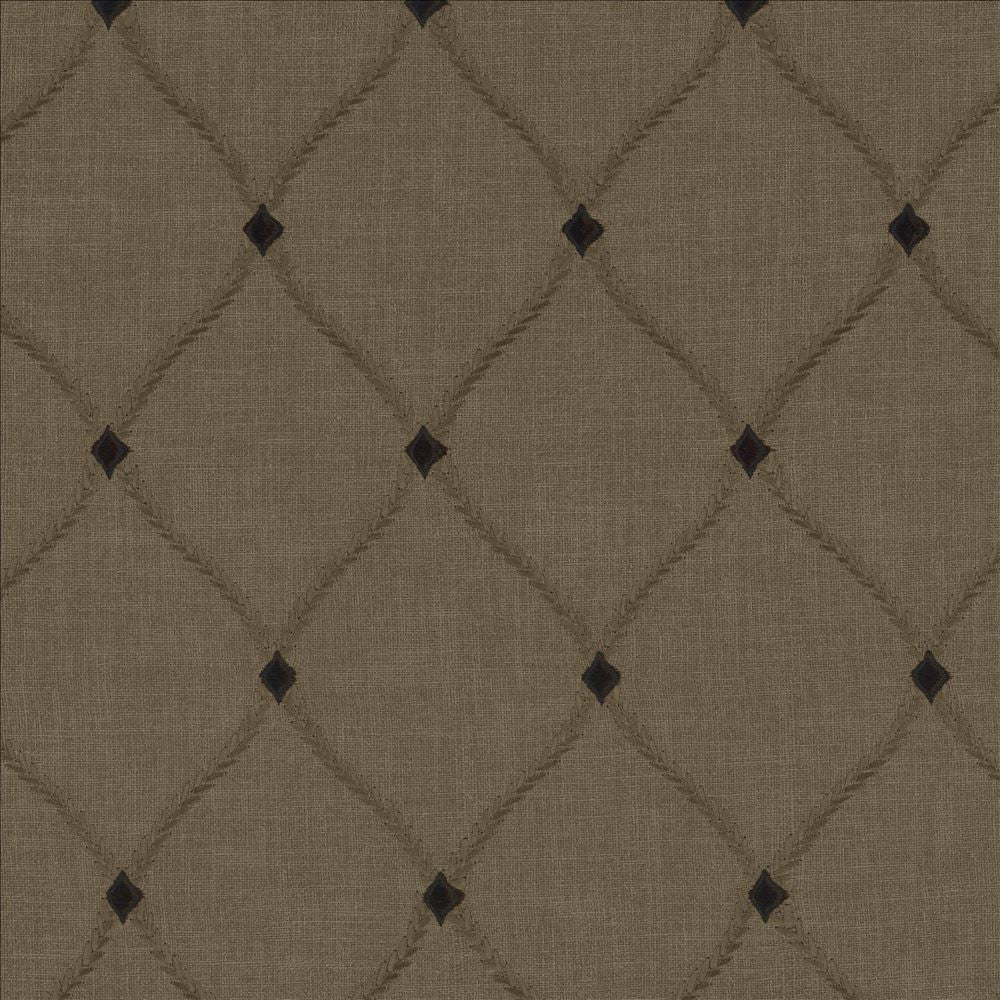 Bluffton Walnut by Kasmir Fabric 1438 100% Polyester
Embroidery
100% Rayon
 INDIA 15,000 Wyzenbeek Double Rubs Horizontal: 4 2/8 inches and Vertical: 6 1/8 inches 51 - Fabric Carolina -