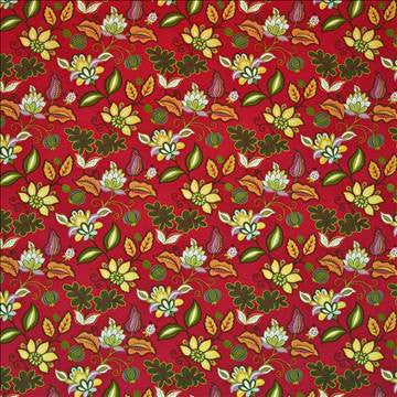 Bluffview Park Chili by Kasmir Fabric 1400 100% Cotton PAKISTAN Not Tested H: 18 inches, V: 18 inches 54 - 55 - Fabric Carolina - Kasmir