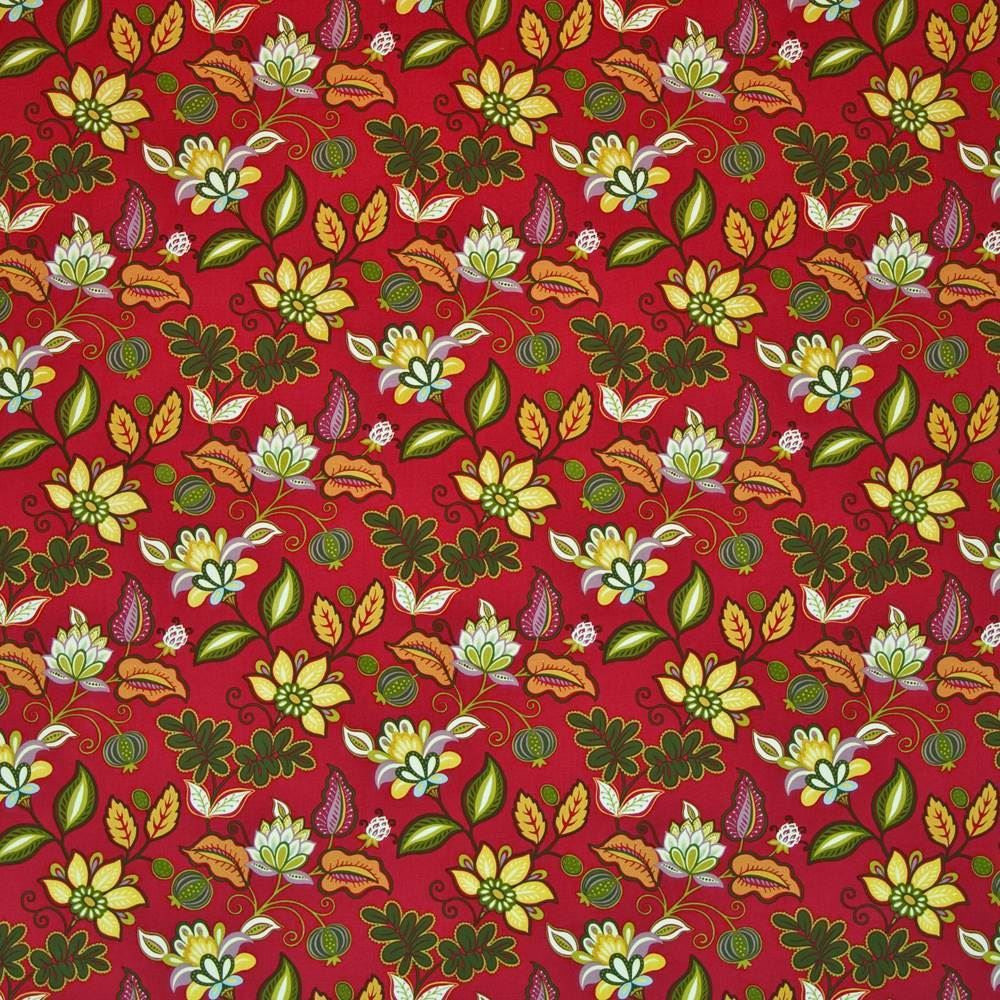 Bluffview Park Chili by Kasmir Fabric 1400 100% Cotton
 PAKISTAN </p><p>Repeat: Horizontal: 18 inches and Vertical: 18 inches 54 - 55 - Fabric Carolina -