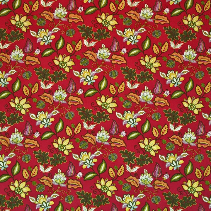Bluffview Park Chili by Kasmir Fabric 1400 100% Cotton
 PAKISTAN </p><p>Repeat: Horizontal: 18 inches and Vertical: 18 inches 54 - 55 - Fabric Carolina -