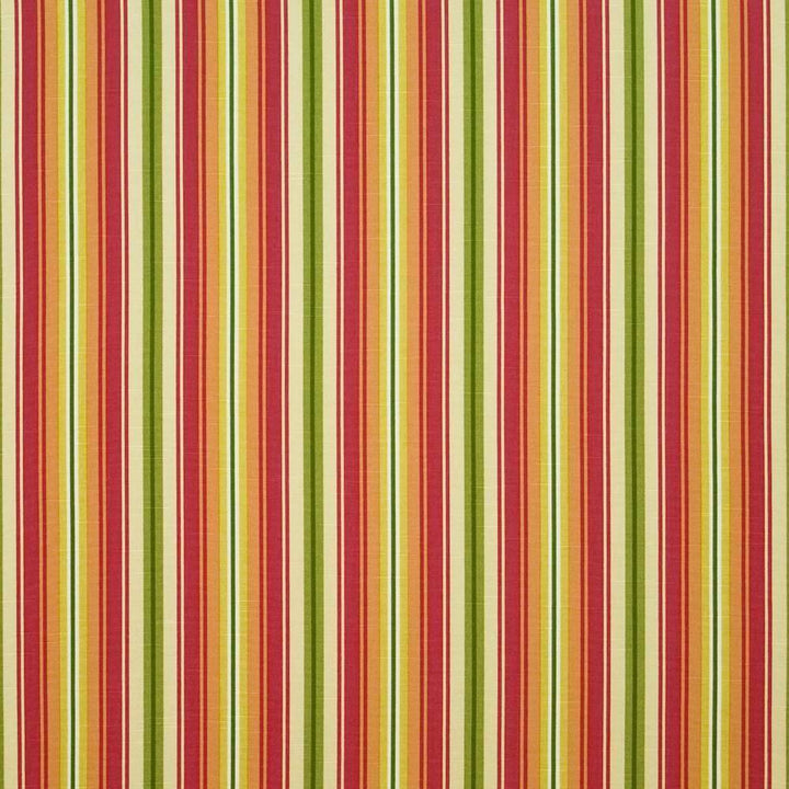 Bluffview Stripe Chili by Kasmir Fabric 1400 100% Cotton PAKISTAN Not Tested H: 6 6/8 inches, V:N/A 54 - 55 - Fabric Carolina - Kasmir