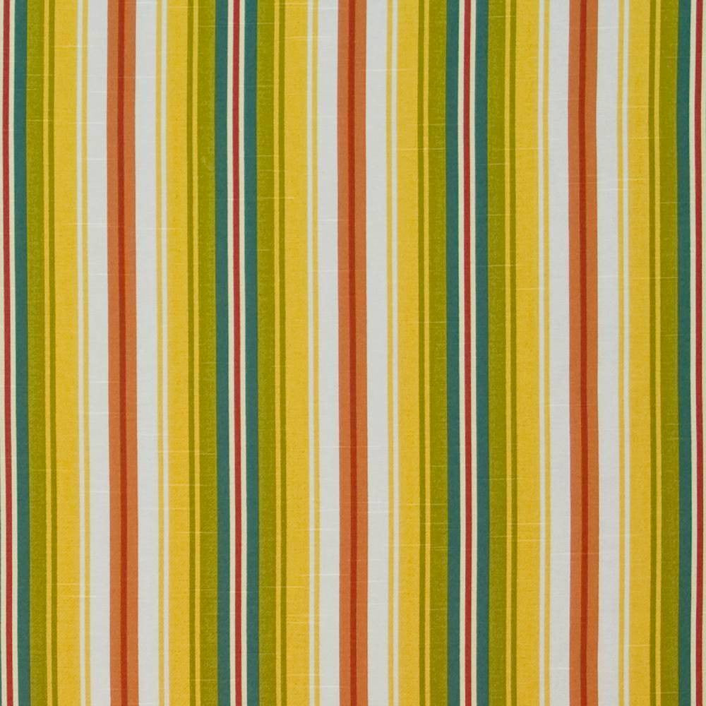 Bluffview Stripe Sunshine by Kasmir Fabric 1399 100% Cotton PAKISTAN Not Tested H: 6 6/8 inches, V:N/A 54 - 55 - Fabric Carolina - Kasmir