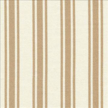 Boardwalk Stripe Camel by Kasmir Fabric 1391 100% Cotton KOREA 12,000 Wyzenbeek Double Rubs H: 3 6/8 inches, V: N/A 54 - 55 - Fabric Carolina - Kasmir