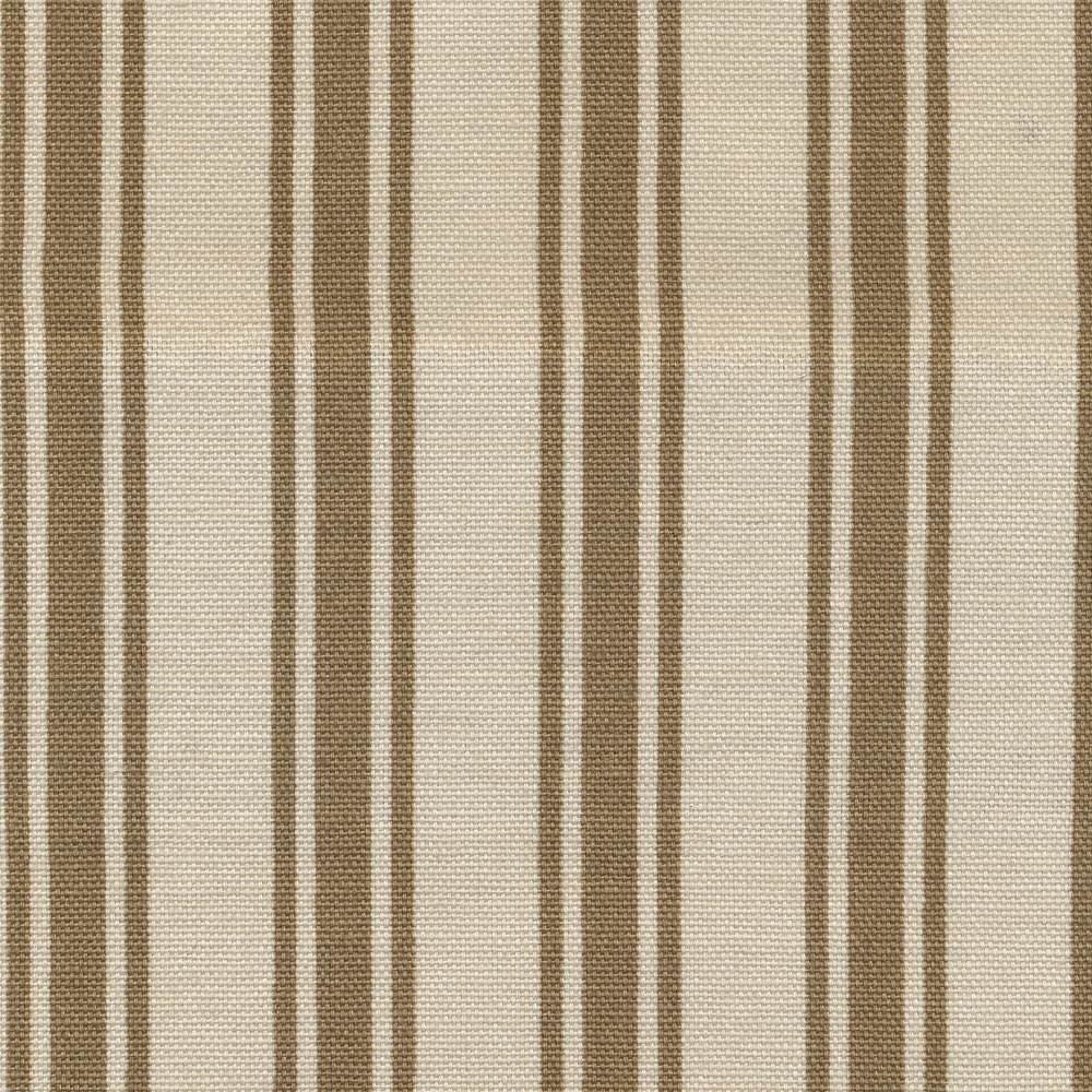 Boardwalk Stripe Mocha by Kasmir Fabric 1391 100% Cotton
 KOREA 12,000 Wyzenbeek Double Rubs </p><p>Repeat: Horizontal: 3 6/8 inches and Vertical: N/A 54 - Fabric Carolina -