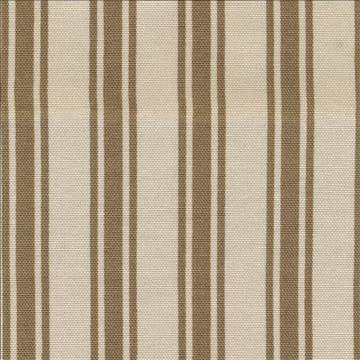 Boardwalk Stripe Mocha by Kasmir Fabric 1391 100% Cotton KOREA 12,000 Wyzenbeek Double Rubs H: 3 6/8 inches, V: N/A 54 - 55 - Fabric Carolina - Kasmir