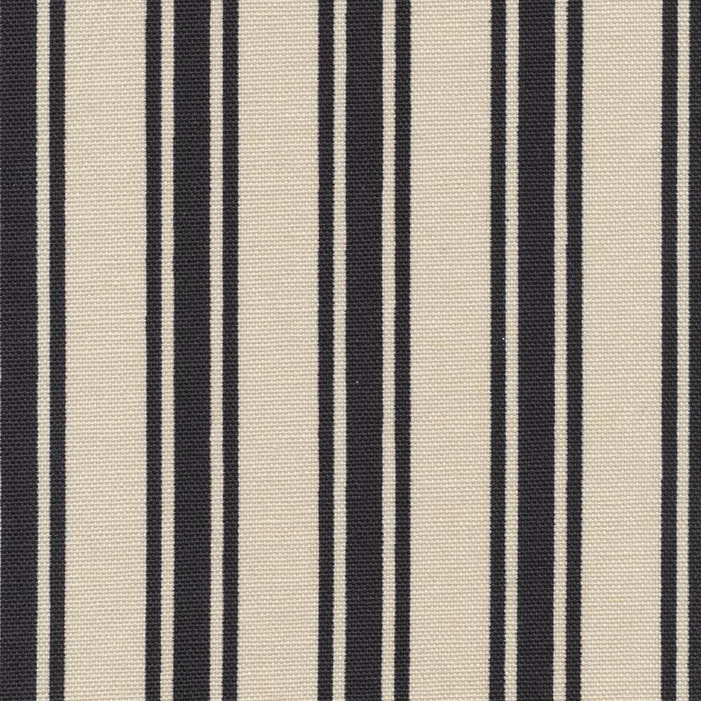 Boardwalk Stripe Onyx by Kasmir Fabric 1391 100% Cotton
 KOREA </p><p>Repeat: Horizontal: 3 6/8 inches and Vertical: N/A 54 - 55 - Fabric Carolina -