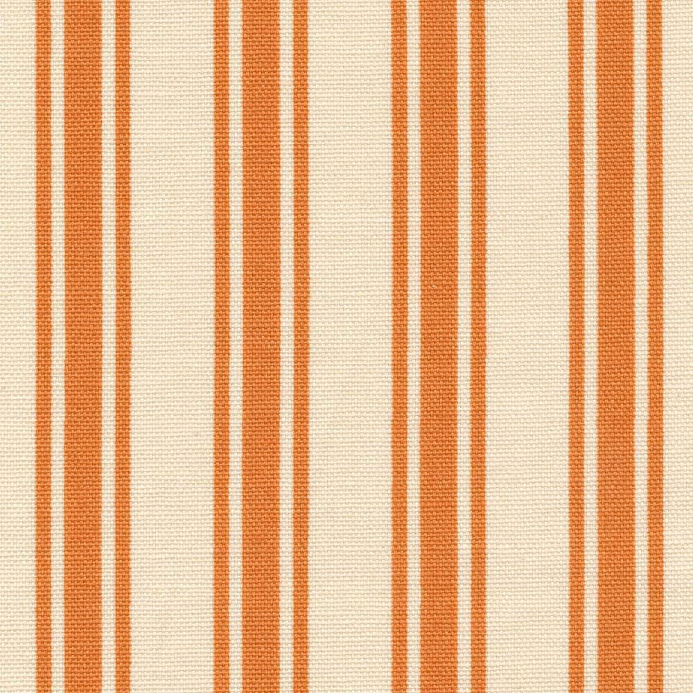 Boardwalk Stripe Persimmon by Kasmir Fabric 1391 100% Cotton
 KOREA 12,000 Wyzenbeek Double Rubs </p><p>Repeat: Horizontal: 3 6/8 inches and Vertical: N/A 54 - Fabric Carolina -