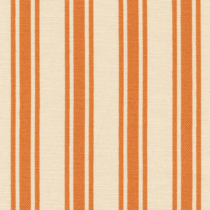Boardwalk Stripe Persimmon by Kasmir Fabric 1391 100% Cotton
 KOREA 12,000 Wyzenbeek Double Rubs </p><p>Repeat: Horizontal: 3 6/8 inches and Vertical: N/A 54 - Fabric Carolina -