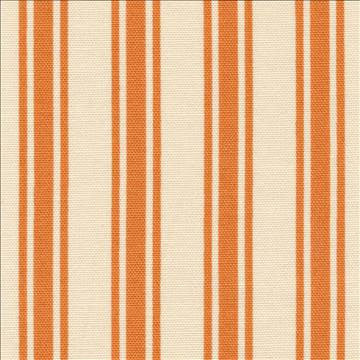 Boardwalk Stripe Persimmon by Kasmir Fabric 1391 100% Cotton KOREA 12,000 Wyzenbeek Double Rubs H: 3 6/8 inches, V: N/A 54 - 55 - Fabric Carolina - Kasmir