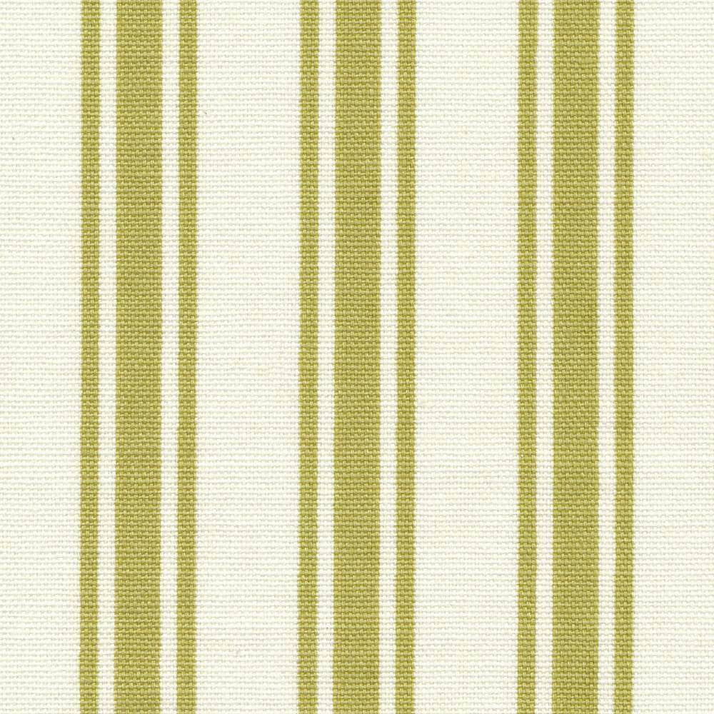 Boardwalk Stripe Pistachio by Kasmir Fabric 1391 100% Cotton KOREA 12,000 Wyzenbeek Double Rubs H: 3 6/8 inches, V:N/A 54 - 55 - Fabric Carolina - Kasmir
