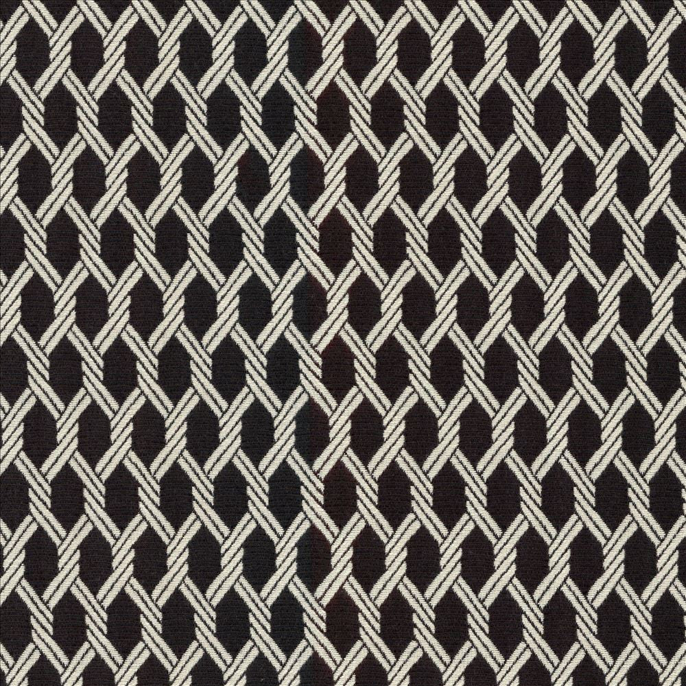 Boatswain Licorice by Kasmir Fabric 5084 61% Rayon 39% Polyester CHINA 15,000 Wyzenbeek Double Rubs Horizontal: 7/8 inches and Vertical: 1 7/8 inches 54 - Fabric Carolina -
