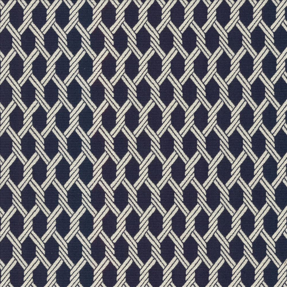 Boatswain Marine by Kasmir Fabric 5088 61% Rayon
39% Polyester
 CHINA </p><p>Repeat: Horizontal: 7/8 inches and Vertical: 1 7/8 inches 54 - Fabric Carolina -
