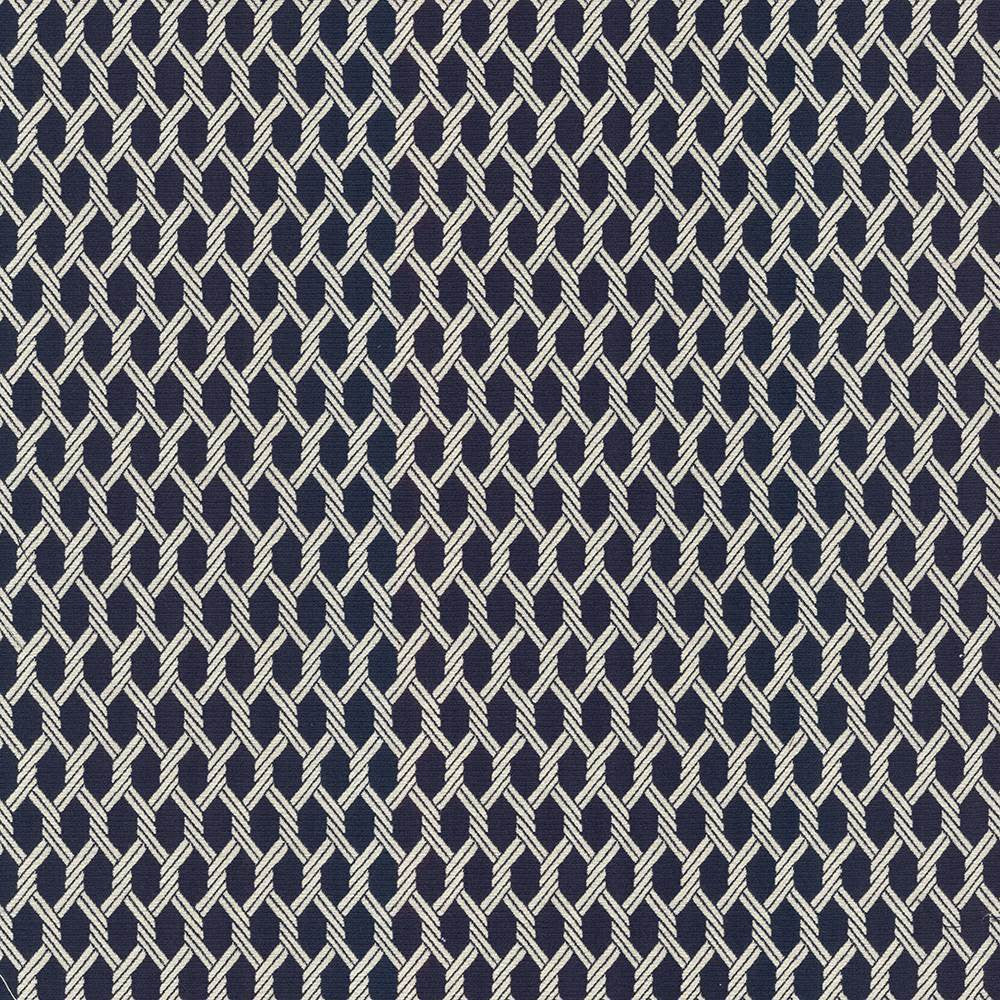 Boatswain Marine by Kasmir Fabric 5088 61% Rayon
39% Polyester
 CHINA </p><p>Repeat: Horizontal: 7/8 inches and Vertical: 1 7/8 inches 54 - Fabric Carolina -