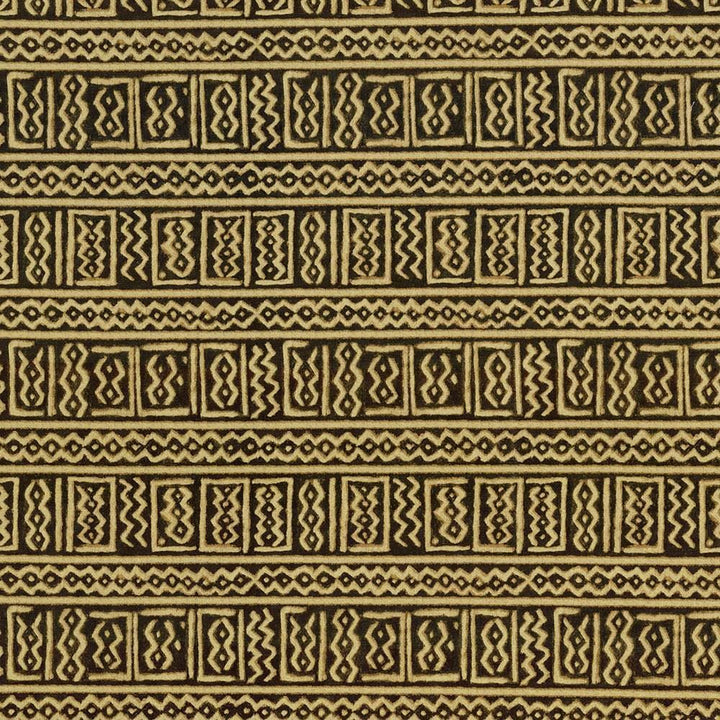 Bogolanfini Black Spice by Kasmir Fabric 5062 100% Cotton
 TURKMENISTAN 15,000 Wyzenbeek Double Rubs Horizontal: 13 4/8 inches and Vertical: 13 4/8 inches 54 - Fabric Carolina -
