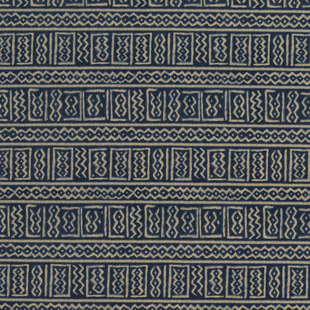 Bogolanfini Indigo by Kasmir Fabric 5065 100% Cotton
 TURKMENISTAN </p><p>Repeat: Horizontal: 13 4/8 inches and Vertical: 13 4/8 inches 54 - 55 - Fabric Carolina -