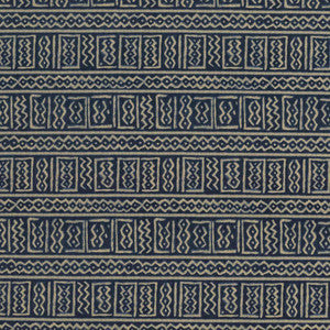 Bogolanfini Indigo by Kasmir Fabric