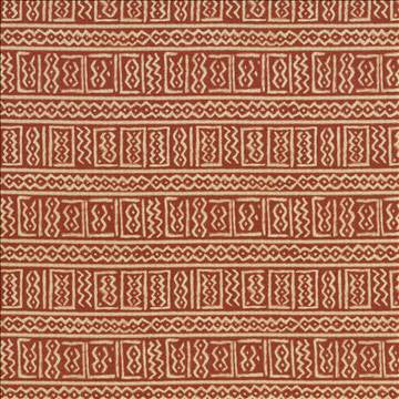 Bogolanfini Pimento by Kasmir Fabric 5063 100% Cotton TURKMENISTAN 15,000 Wyzenbeek Double Rubs H: 13 4/8 inches, V: 13 4/8 inches 54 - 55 - Fabric Carolina - Kasmir
