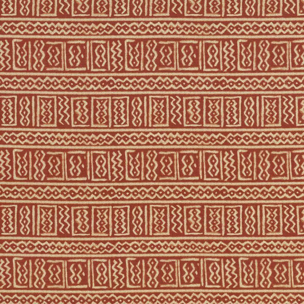 Bogolanfini Pimento by Kasmir Fabric 5063 100% Cotton TURKMENISTAN 15,000 Wyzenbeek Double Rubs H: 13 4/8 inches, V:13 4/8 inches 54 - 55 - Fabric Carolina - Kasmir