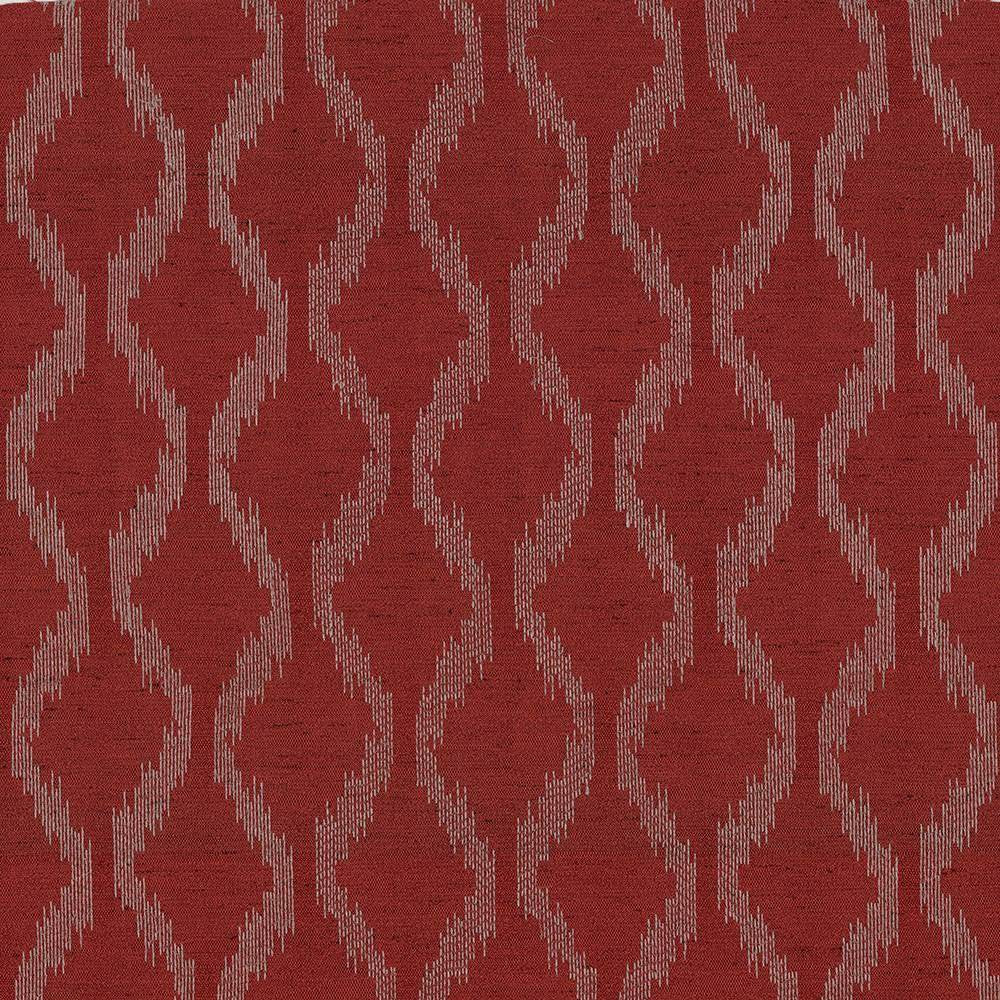 Bonju Ikat Chili by Kasmir Fabric 5071 100% Polyester Embroidery Contents 100% Polyester CHINA Not Tested H: 3 7/8 inches, V:5 6/8 inches 57 - 58 - Fabric Carolina - Kasmir