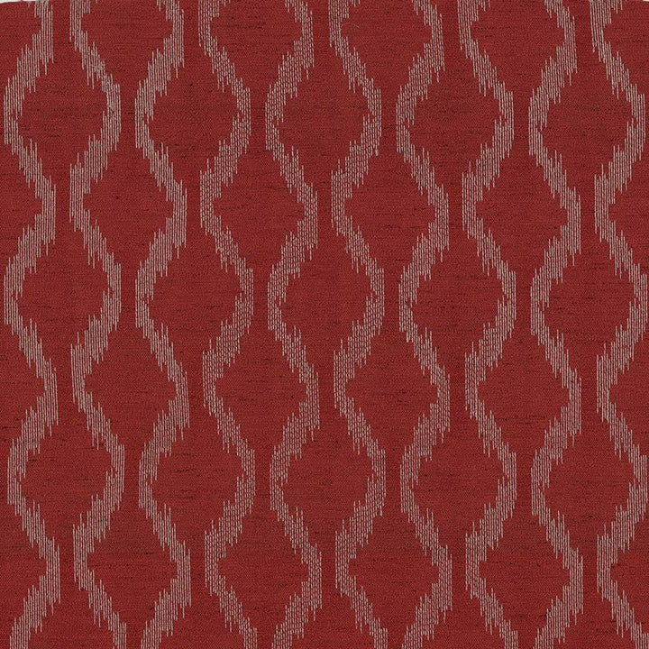 Bonju Ikat Chili by Kasmir Fabric 5071 100% Polyester Embroidery Contents 100% Polyester CHINA Not Tested H: 3 7/8 inches, V:5 6/8 inches 57 - 58 - Fabric Carolina - Kasmir