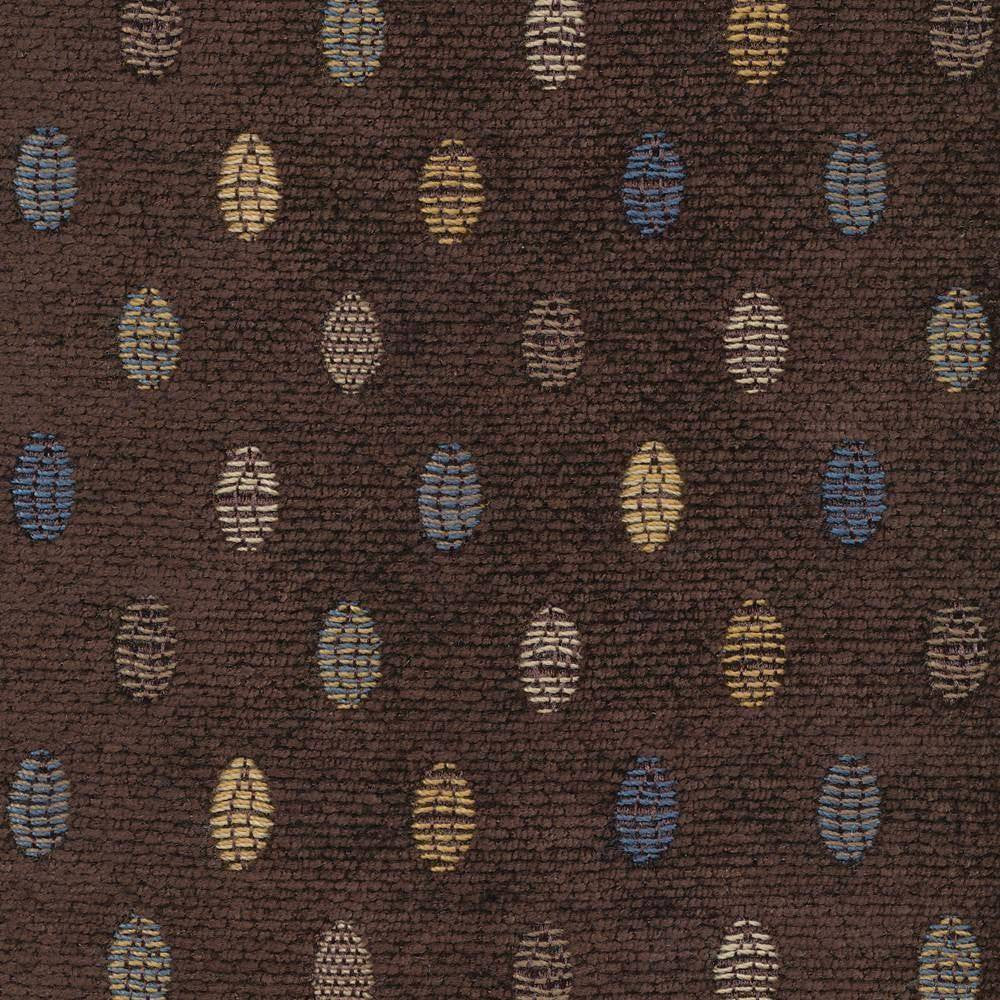 Borgata Chocolate by Kasmir Fabric 1390 67% Viscose 24% Polyester 9% Cotton CHINA 12,000 Wyzenbeek Double Rubs H: 3 3/8 inches, V:3 inches 54 - 55 - Fabric Carolina - Kasmir