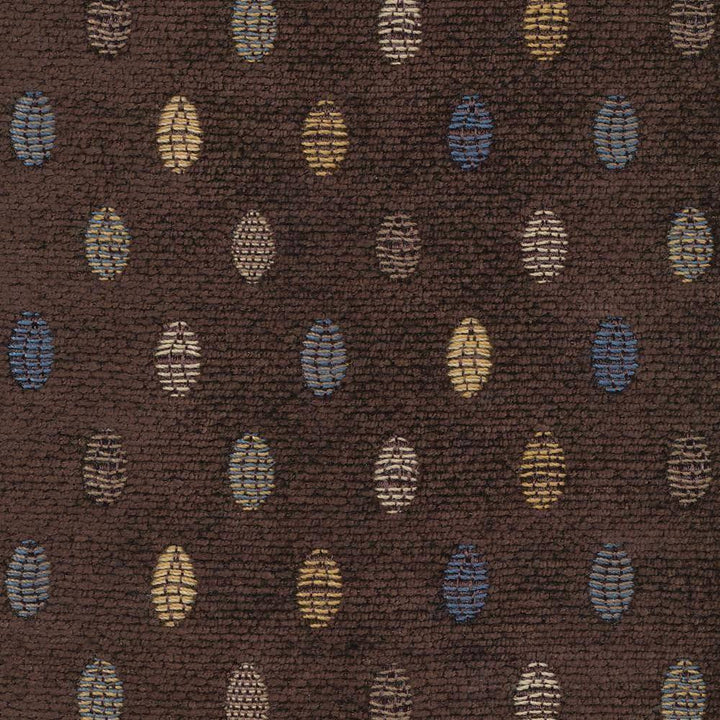 Borgata Chocolate by Kasmir Fabric 1390 67% Viscose 24% Polyester 9% Cotton CHINA 12,000 Wyzenbeek Double Rubs H: 3 3/8 inches, V:3 inches 54 - 55 - Fabric Carolina - Kasmir