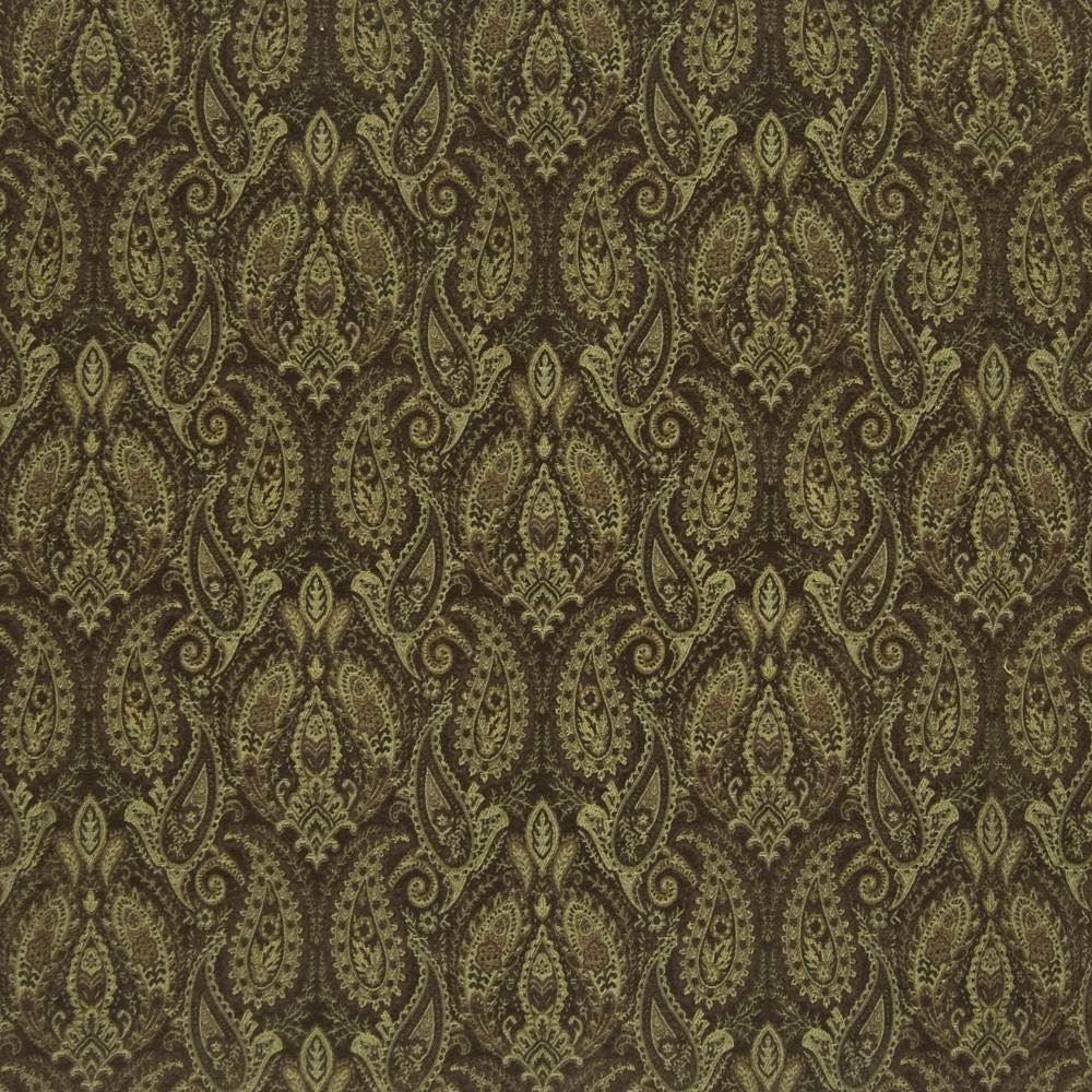 Borgata Paisley Brownstone  by Kasmir Fabric See sample 67% Viscose
24% Polyester
9% Cotton
 CHINA 12,000 Wyzenbeek Double Rubs </p><p>Repeat: Horizontal: 13 4/8 inches and Vertical: 12 4/8 inches 54  - Fabric Carolina -