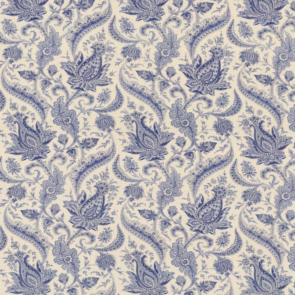 Botticelli Ocean by Kasmir Fabric 5065 55% Linen 45% Rayon CHINA 12,000 Wyzenbeek Double Rubs H: 13 4/8 inches, V:18 inches 54 - 55 - Fabric Carolina - Kasmir