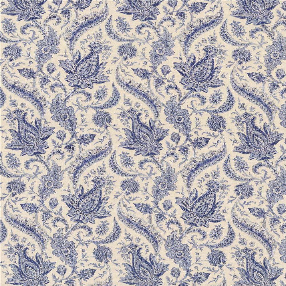 Botticelli Ocean  by Kasmir Fabric See sample 55% Linen
45% Rayon
 CHINA 12,000 Wyzenbeek Double Rubs </p><p>Repeat: Horizontal: 13 4/8 inches and Vertical: 18 inches 54  - Fabric Carolina -