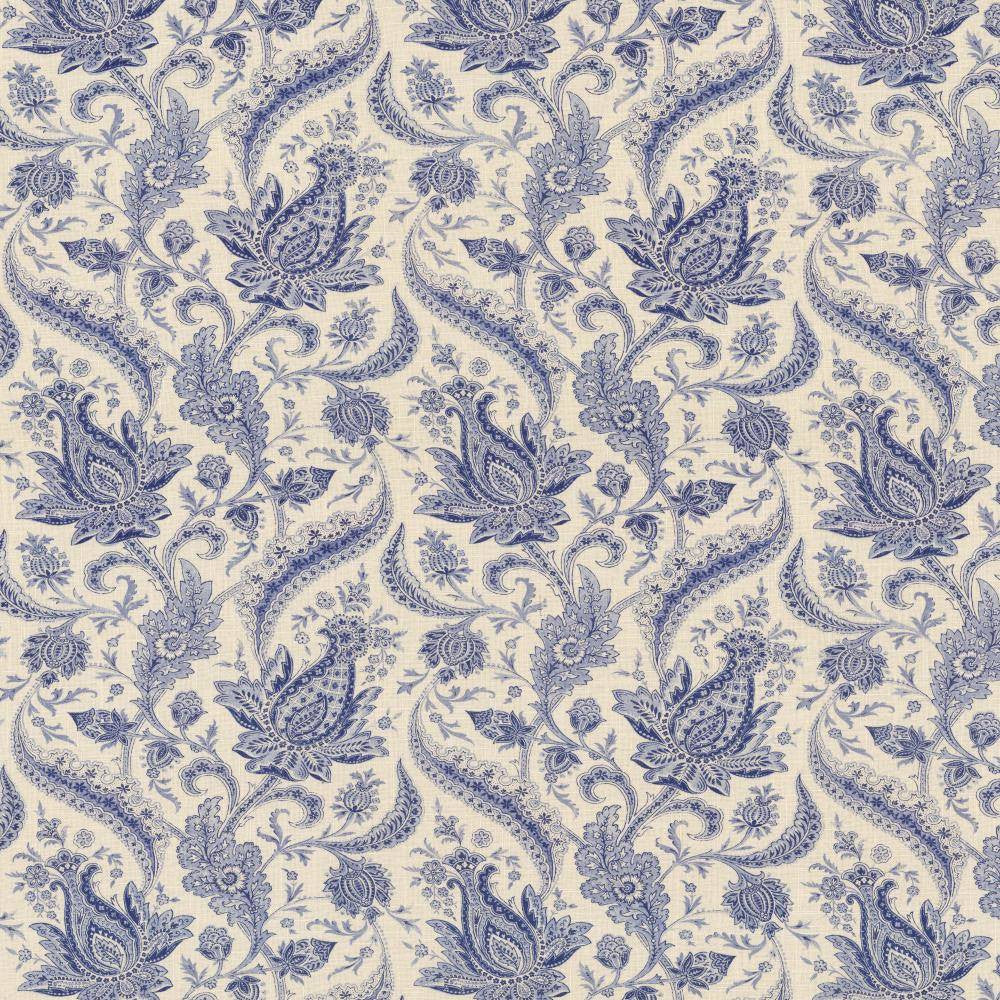 Botticelli Ocean by Kasmir Fabric 5065 55% Linen
45% Rayon
 CHINA </p><p>Repeat: Horizontal: 13 4/8 inches and Vertical: 18 inches 54 - 55 - Fabric Carolina -