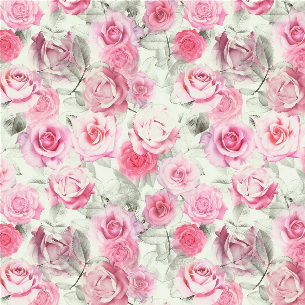 Bouquet Rose by Kasmir Fabric 1452 100% Cotton
 SPAIN 14,000 Martindale Cycles Horizontal: 24 1/8 inches and Vertical: 25 2/8 inches 55 - Fabric Carolina -
