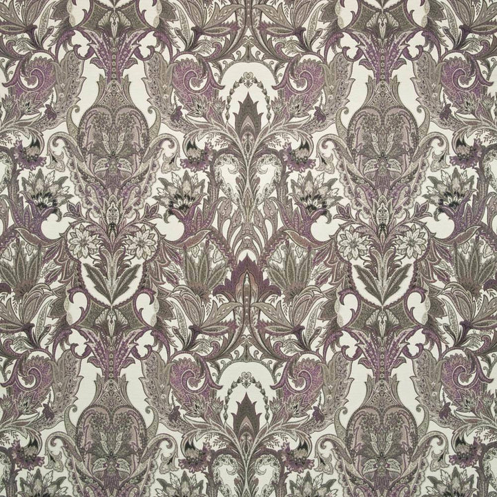 Bowerman Paisley Violet by Kasmir Fabric 1407 71% Rayon 29% Polyester CHINA 69,000 Wyzenbeek Double Rubs H: 29 4/8 inches, V:31 4/8 inches 57 - Fabric Carolina - Kasmir