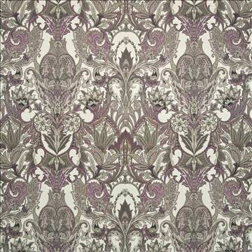 Bowerman Paisley Violet by Kasmir Fabric 1407 71% Rayon 29% Polyester CHINA 69,000 Wyzenbeek Double Rubs H: 29 4/8 inches, V: 31 4/8 inches 57 - Fabric Carolina - Kasmir