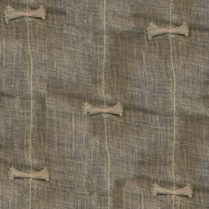 Bowtie Flax by Kasmir Fabric 1374 100% Linen INDIA Not Tested H: 6 inches, V:6 4/8 inches 54 - Fabric Carolina - Kasmir