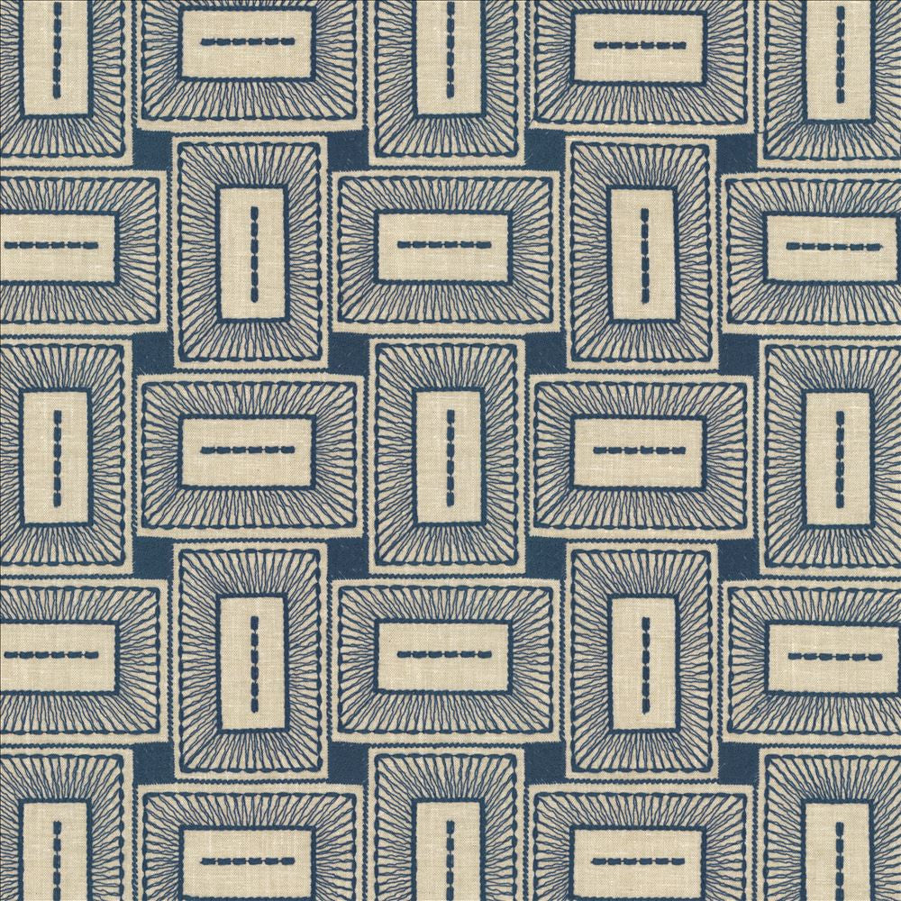 Box Office Navy by Kasmir Fabric 1463 55% Polyester
42% Cotton
3% Linen
 INDIA </p><p>Repeat: Horizontal: 7 2/8 inches and Vertical: 7 6/8 inches 54 - Fabric Carolina -