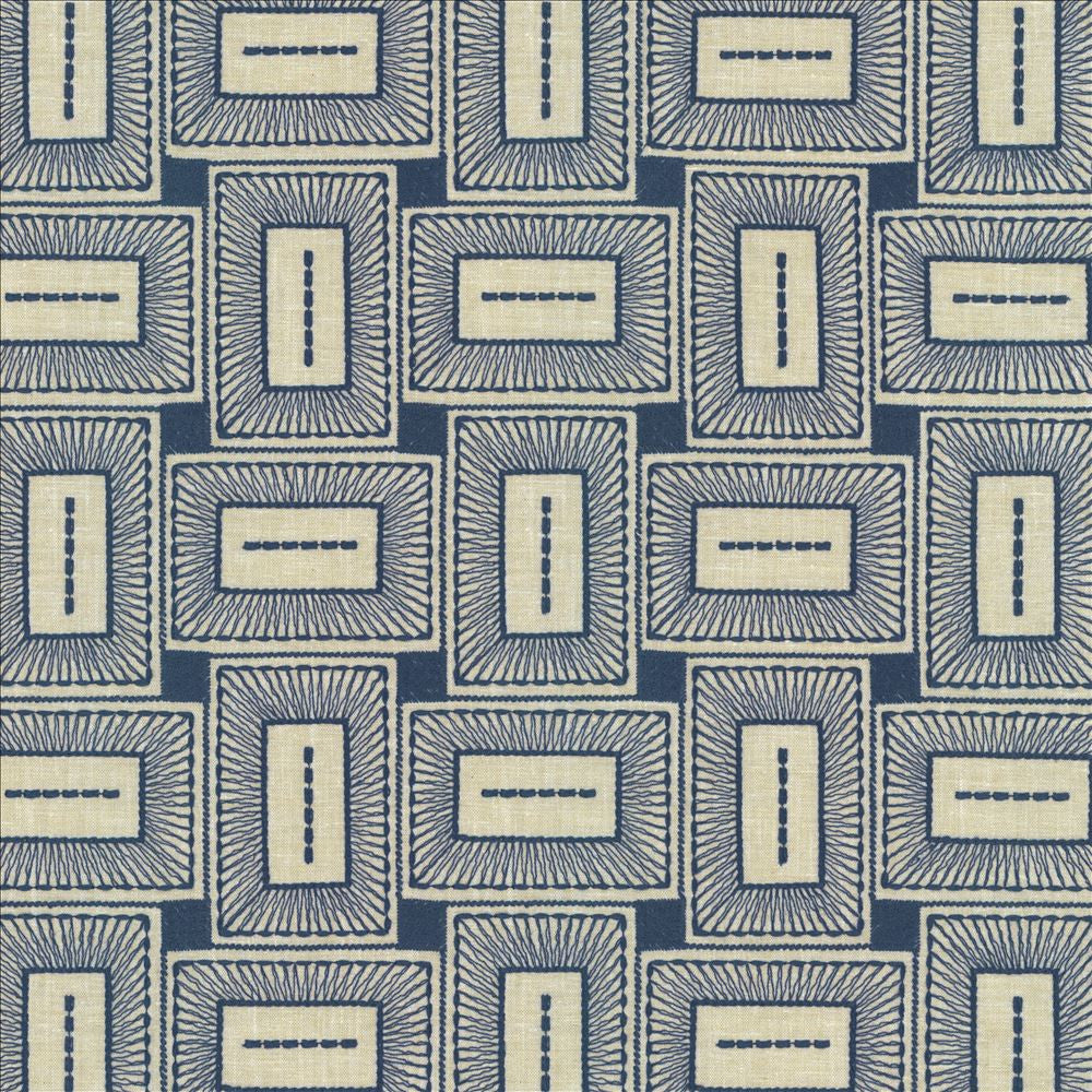 Box Office Navy by Kasmir Fabric 1463 55% Polyester
42% Cotton
3% Linen
 INDIA 50,000 Wyzenbeek Double Rubs </p><p>Repeat: Horizontal: 7 2/8 inches and Vertical: 7 6/8 inches 52 - Fabric Carolina -