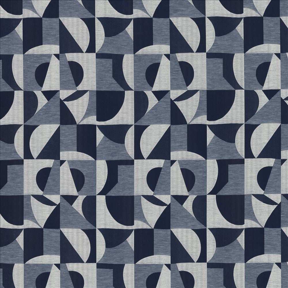 Boyer Navy  by Kasmir Fabric 1474 82% Polyester 18% Cotton  INDIA  </p><p>Repeat: Horizontal: 14 1/8 inches and Vertical: 26 4/8 inches 54  - Fabric Carolina -