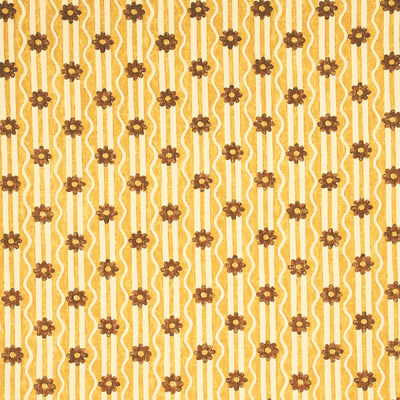 River Flower Straw/C by G P & J Baker Fabric