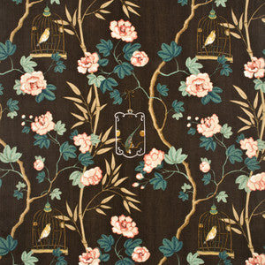 Songbird Charcoal by G P & J Baker Fabric