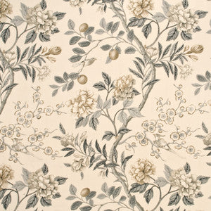 Emperor'S Garden Silver/Grey by G P & J Baker Fabric