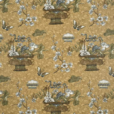 Castleton Gold/Silver by G P & J Baker Fabric