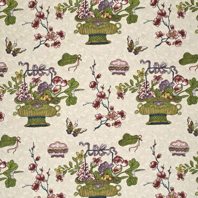 Castleton Fuschia/Lime by G P & J Baker Fabric