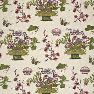 Castleton Fuschia/Lime by G P & J Baker Fabric