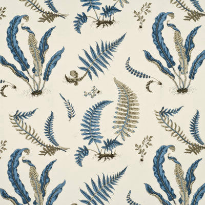 Ferns Indigo/White by G P & J Baker Fabric