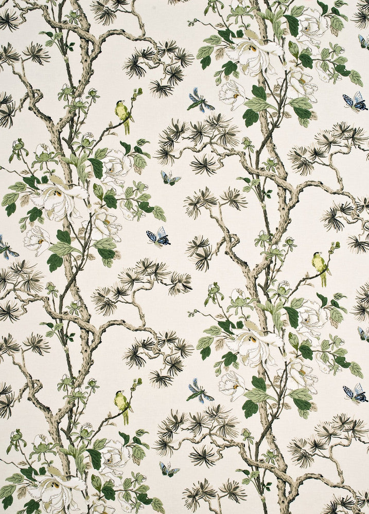 Tree Peony Cream/Ivory/Sand by G P & J Baker Fabric