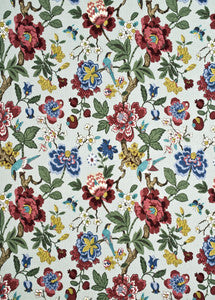 Persian Pomegranate Aqua/Multi by G P & J Baker Fabric