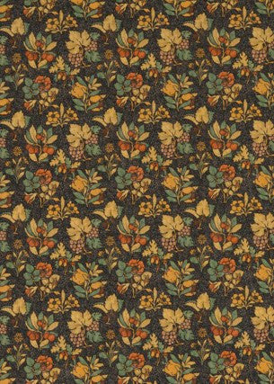 Meadow Fruit Indigo/Multi by G P & J Baker Fabric