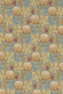 Pumpkins Teal by G P & J Baker Fabric
