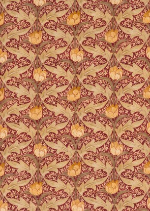 Tulip & Jasmine Red/Ochre by G P & J Baker Fabric